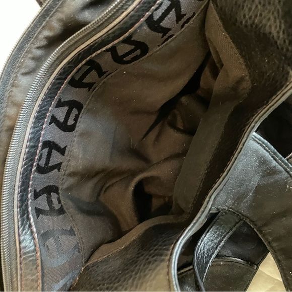 Etienne Aigner leather
 purse w/zipper and magnetic latch closure. 3 sections - Picture 13 of 16